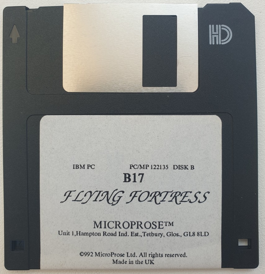 DOS Days - B17 Flying Fortress (MicroProse, 1992)
